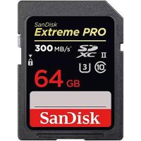 Hire SanDisk 64GB Extreme Pro UHS II SDXC Memory Card